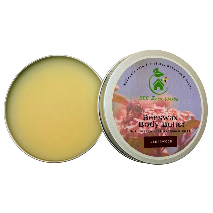 Handcrafted Beeswax Body Butter | Essential Oil Skincare | Plastic-Free