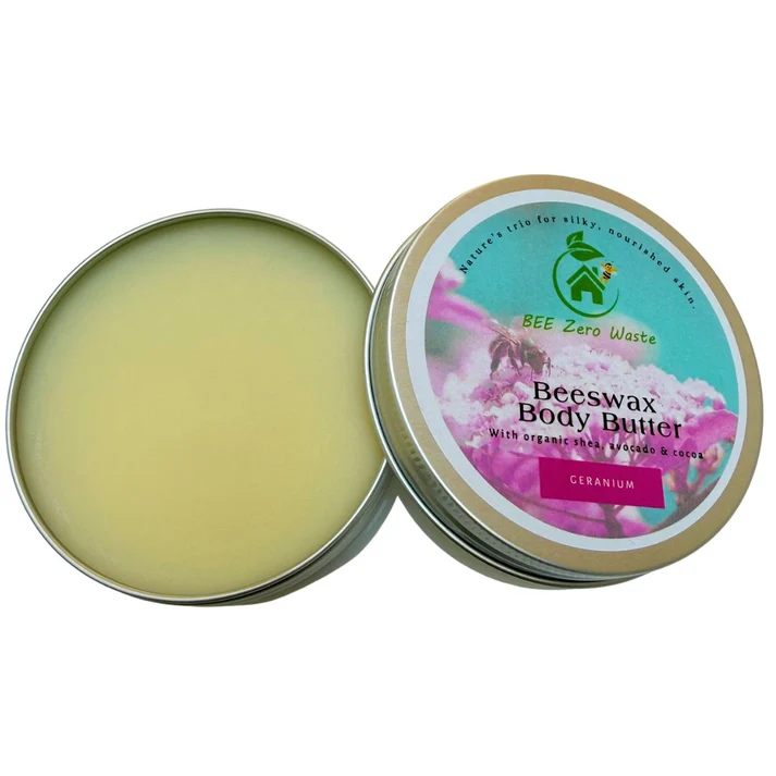 Handcrafted Beeswax Body Butter | Essential Oil Skincare | Plastic-Free
