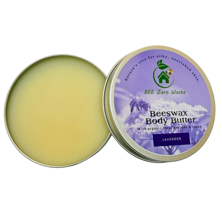Handcrafted Beeswax Body Butter | Essential Oil Skincare | Plastic-Free