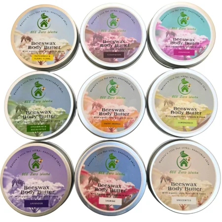 Handcrafted Beeswax Body Butter | Essential Oil Skincare | Plastic-Free