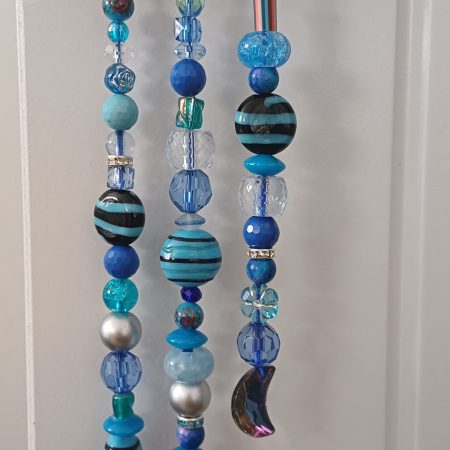 Blue Mix Beads Hanging Decoration