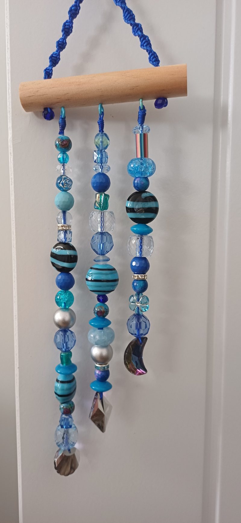 Blue Mix Beads Hanging Decoration