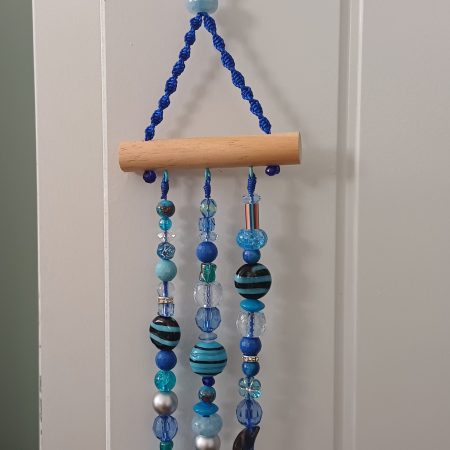 Blue Mix Beads Hanging Decoration