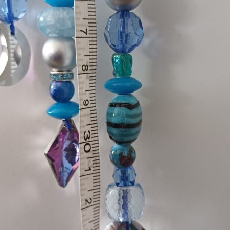 Blue Mix Beads Hanging Decoration