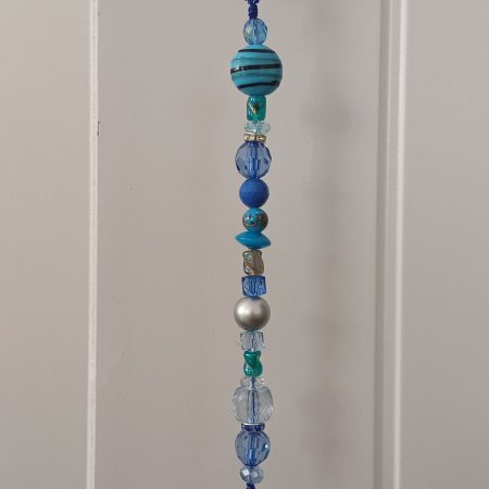 Single Strand Blue Mix Beads Hanging Decoration
