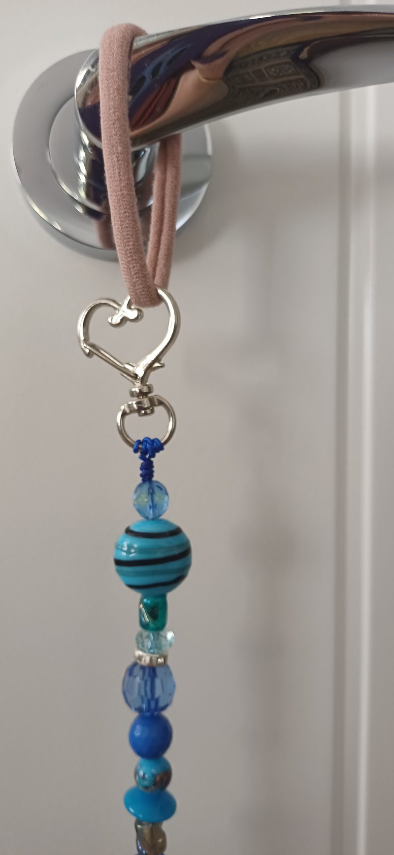 Single Strand Blue Mix Beads Hanging Decoration