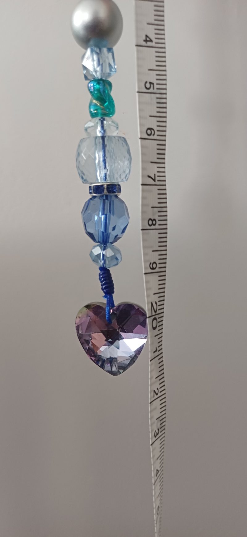 Single Strand Blue Mix Beads Hanging Decoration