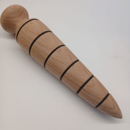 Hand turned garden dibber