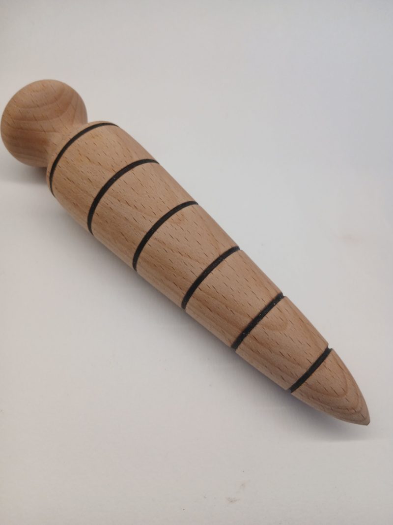 Hand turned garden dibber