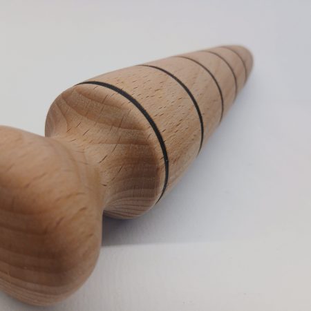 Hand turned garden dibber