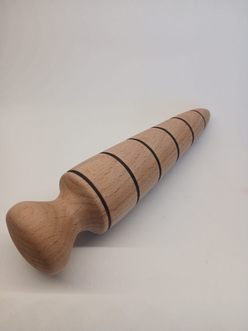 Hand turned garden dibber