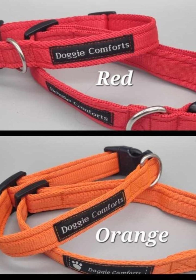 Plain 20mm & 25mm martingale dog collars