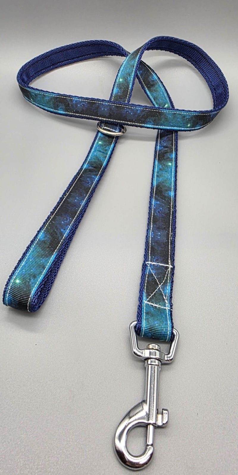 blue galaxy dog lead