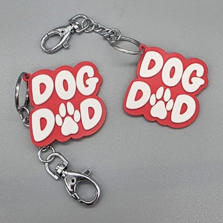 Dog Dad Keychain/Keyring