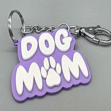 Dog Mum/Mam/Mom keychain/keyring