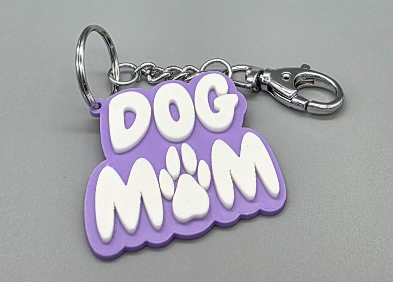 Dog Mum/Mam/Mom keychain/keyring