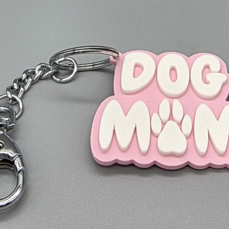 Dog Mum/Mam/Mom keychain/keyring