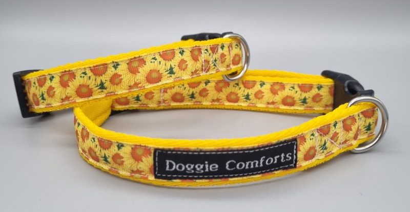 20mm sunflower dog collars