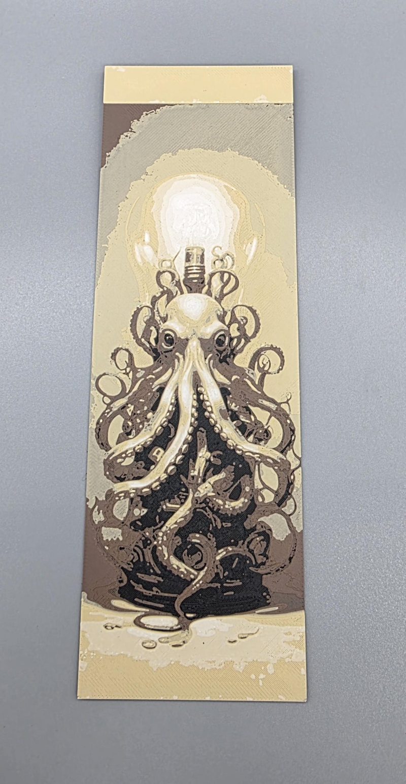 Steampunk themed Octopus Bookmarks
