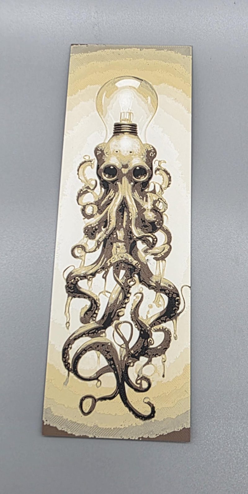 Steampunk themed Octopus Bookmarks