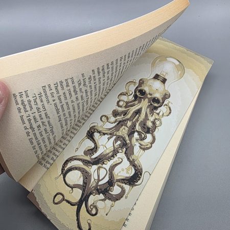 Steampunk themed Octopus Bookmarks