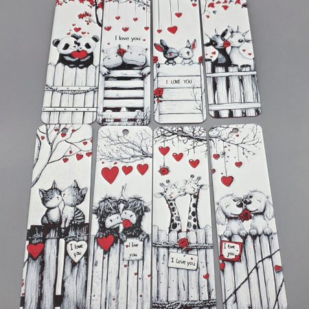 Animals in Love Bookmark collection.