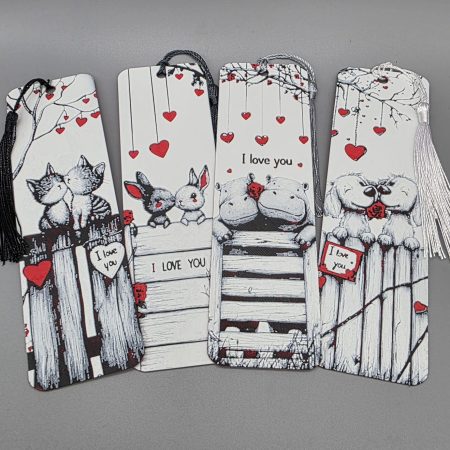 Animals in Love Bookmark collection.