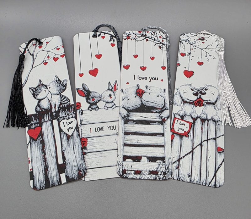 Animals in Love Bookmark collection.
