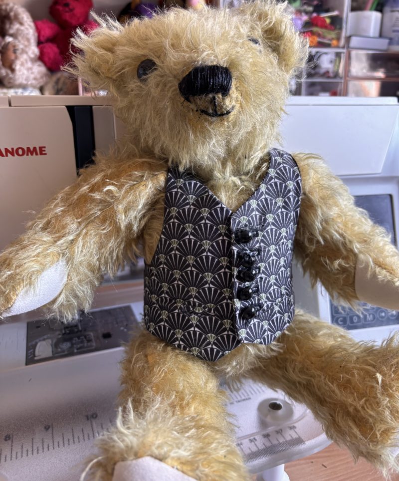 Edward Bear Fully Jointed Handmade Mohair Teddy Bear