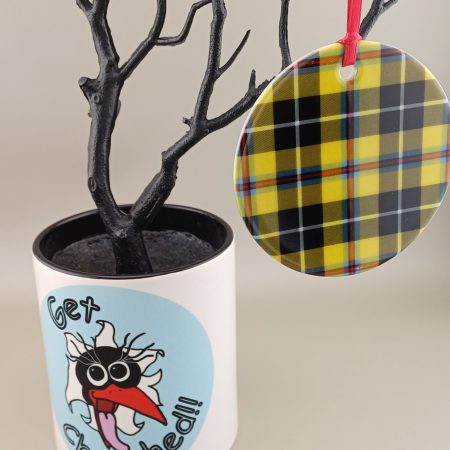 National Tartan – Ceramic Round