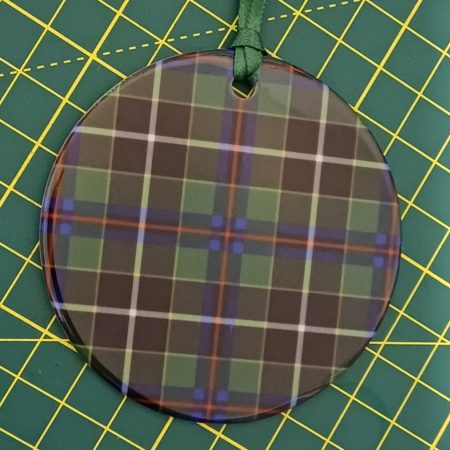 Hunting Tartan – Ceramic Round