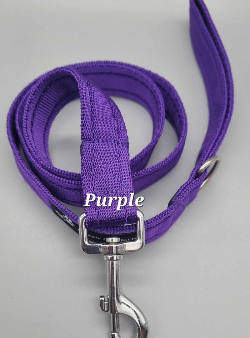 purple dog lead