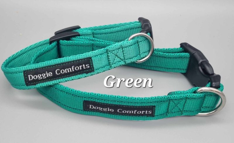 green dog collar