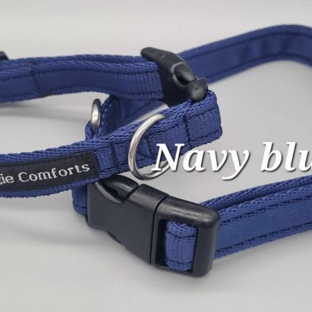 navy dog collar