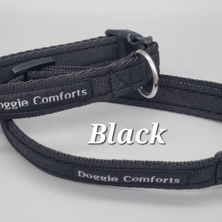 black dog collar