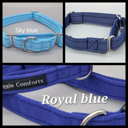 Plain 20mm & 25mm martingale dog collars