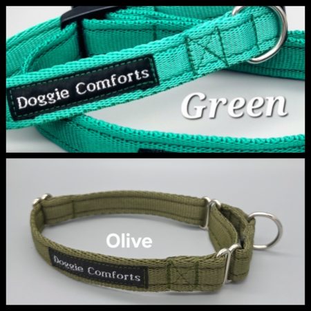 Plain 20mm & 25mm martingale dog collars