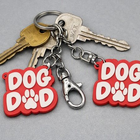 Dog Dad Keychain/Keyring