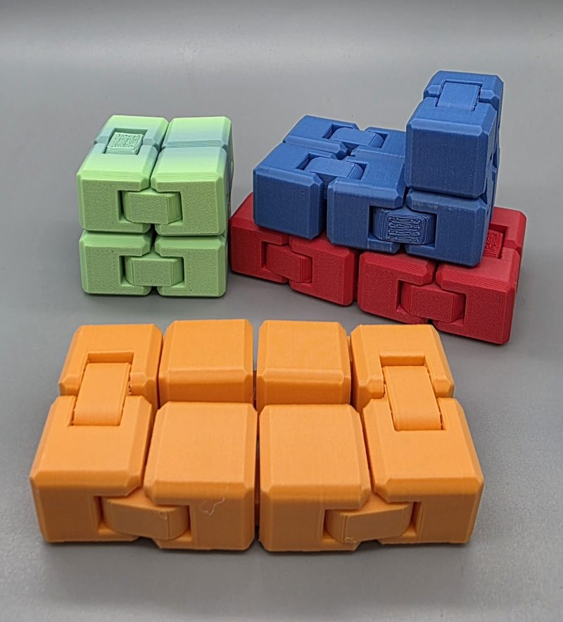 Infinity cube fidget toy