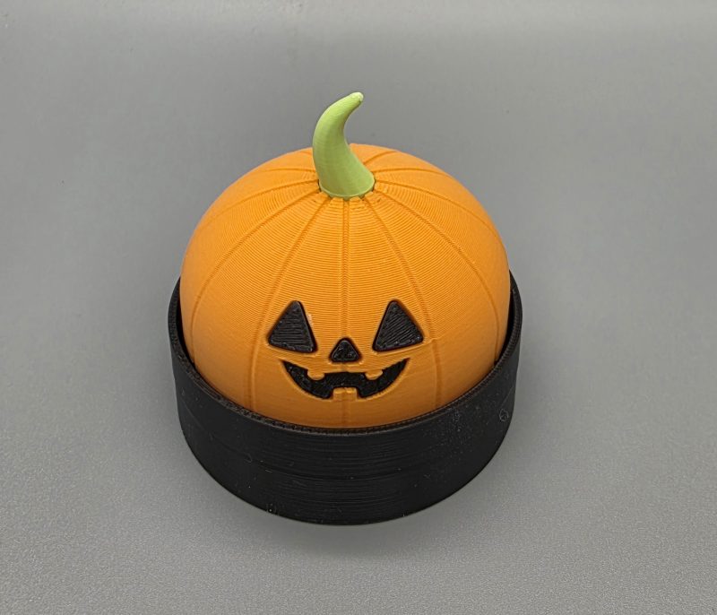 3D Printed Halloween Dumpling Clicker Fidget Toys - UKCA Tested