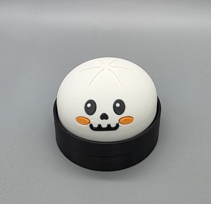 3D Printed Halloween Dumpling Clicker Fidget Toys - UKCA Tested