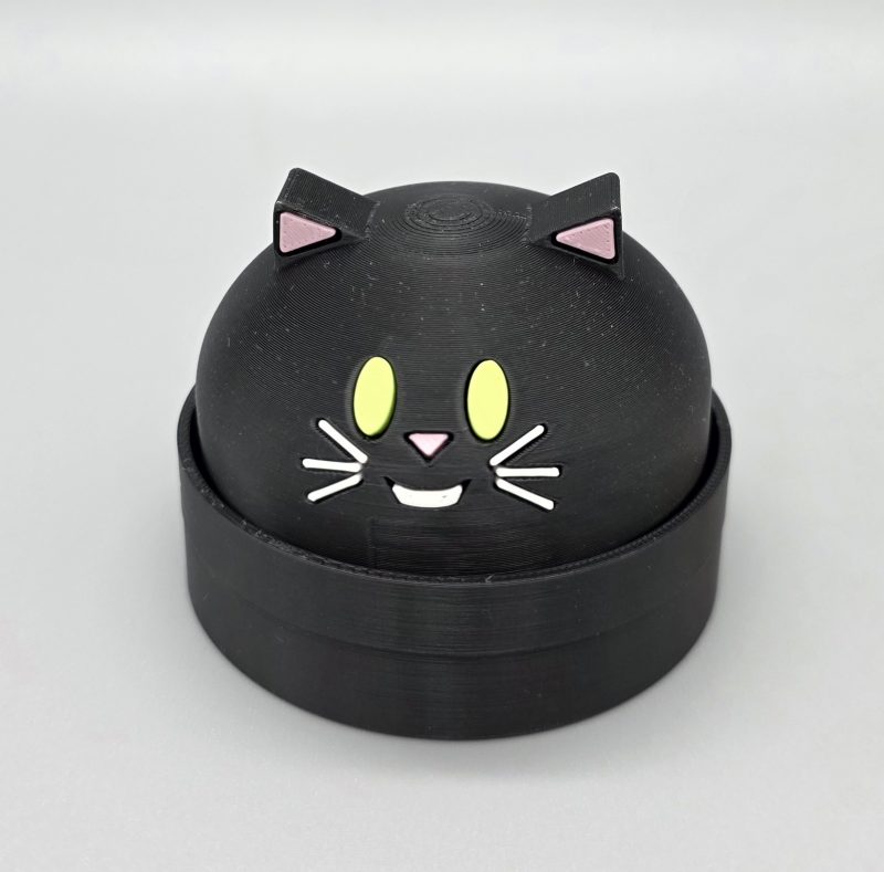 3D Printed Halloween Dumpling Clicker Fidget Toys - UKCA Tested
