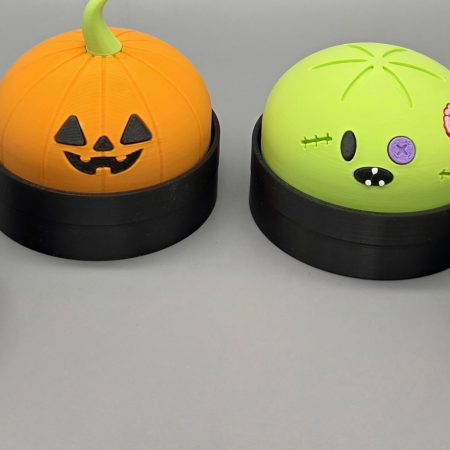 3D Printed Halloween Dumpling Clicker Fidget Toys - UKCA Tested