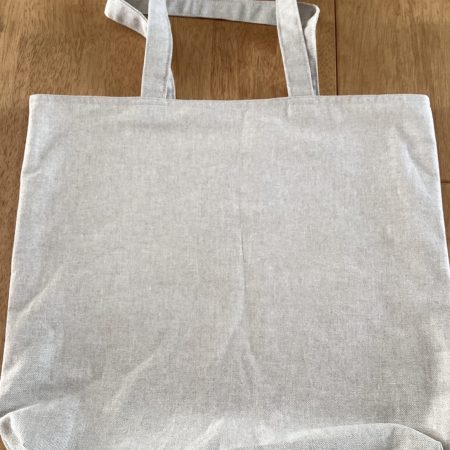 Super Cute Red Robin Themed Lined Beige Cotton Mix Large Tote Bag/Shopping Bag