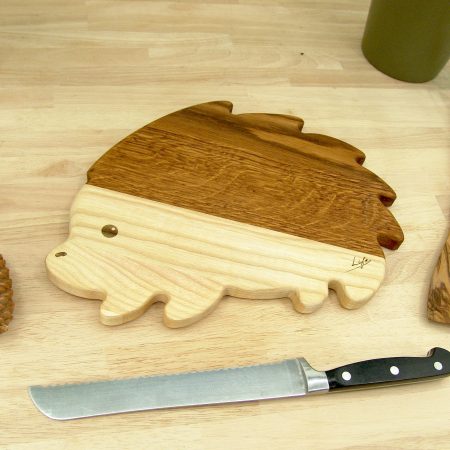Hedgehog Chopping Board - Oak & Ash Hand Made