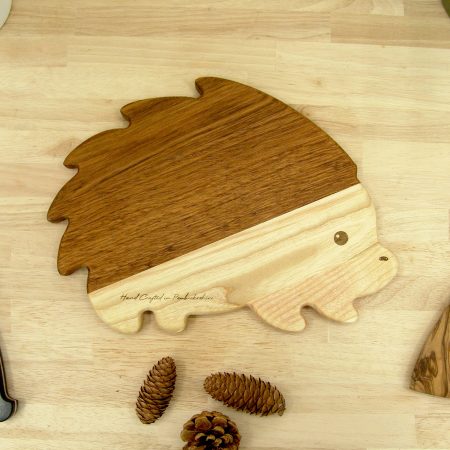 Hedgehog Chopping Board - Oak & Ash Hand Made