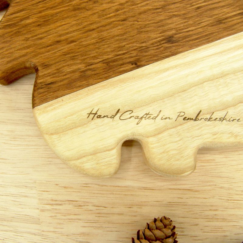 Hedgehog Chopping Board - Oak & Ash Hand Made
