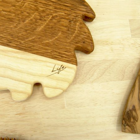 Hedgehog Chopping Board - Oak & Ash Hand Made