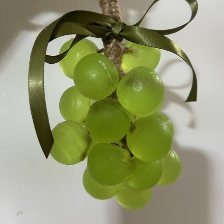 Handmade grapes chaped glycerine soap 150g approx
