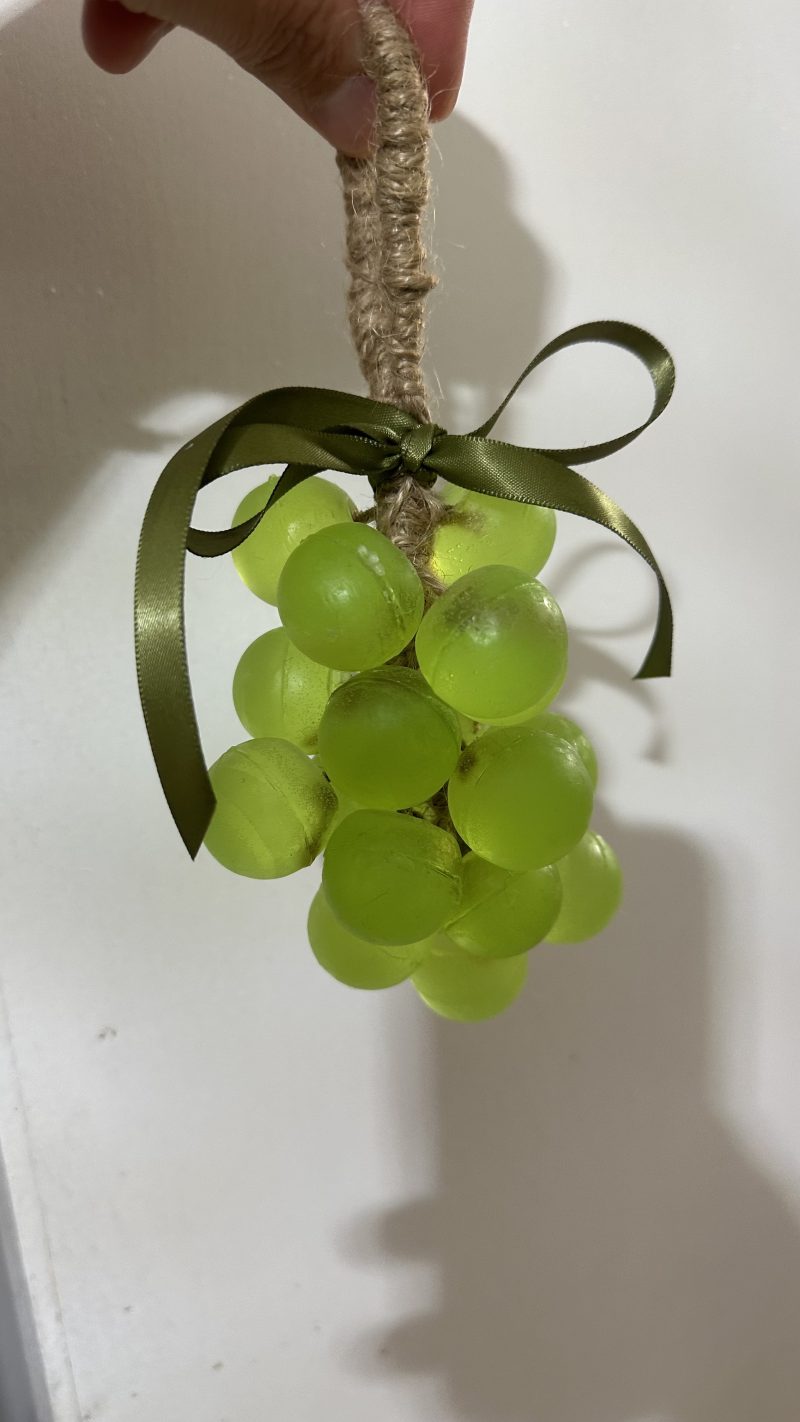 Handmade grapes chaped glycerine soap 150g approx